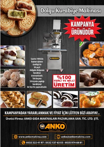 Dolgu Kurabiye Makinas