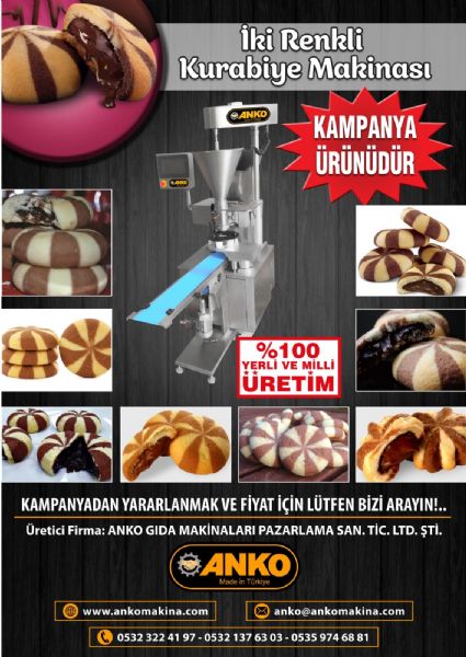 ki Renkli Kurabiye Makinas